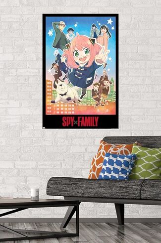 Spy x Family - ملصق حائط فني لمفتاح Anya، مقاس 34 بوصة × 22.4 عرض، إصدار غير مؤطر in Kuwait