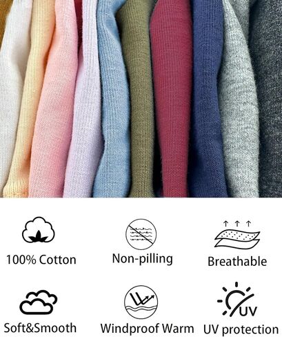 ROYBENS 100% Cotton T-Shirt Beanie for Women Men Slouchy Beanies Soft Hipster Daily Hat Lightweight Skull Cap in Saudi Arabia