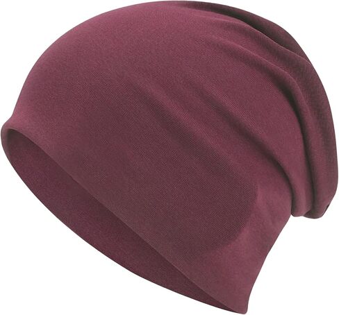 ROYBENS 100% Cotton T-Shirt Beanie for Women Men Slouchy Beanies Soft Hipster Daily Hat Lightweight Skull Cap in Saudi Arabia