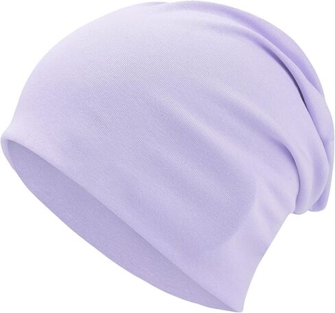 ROYBENS 100% Cotton T-Shirt Beanie for Women Men Slouchy Beanies Soft Hipster Daily Hat Lightweight Skull Cap in Saudi Arabia