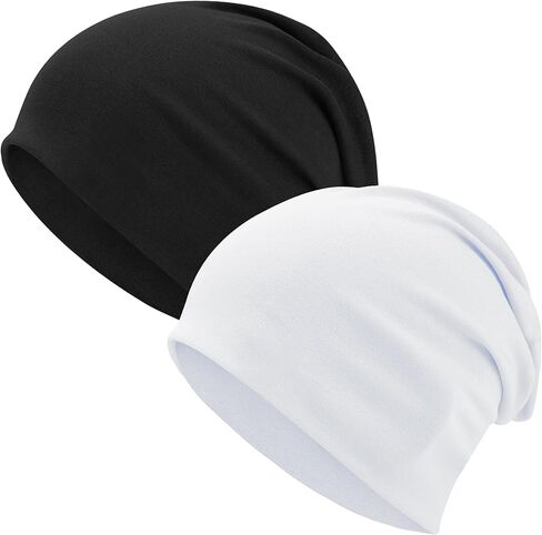 ROYBENS 100% Cotton T-Shirt Beanie for Women Men Slouchy Beanies Soft Hipster Daily Hat Lightweight Skull Cap in Saudi Arabia