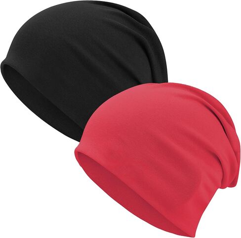 ROYBENS 100% Cotton T-Shirt Beanie for Women Men Slouchy Beanies Soft Hipster Daily Hat Lightweight Skull Cap in Saudi Arabia