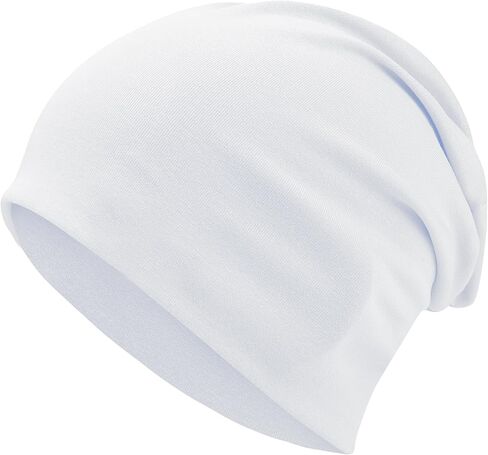 ROYBENS 100% Cotton T-Shirt Beanie for Women Men Slouchy Beanies Soft Hipster Daily Hat Lightweight Skull Cap in Saudi Arabia