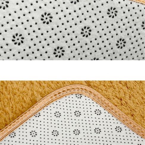 UEAUY سجادة دائرية قطيفة ناعمة للأماكن الداخلية الحديثة سجادة يوجا لغرفة نوم الأطفال وديكور المنزل وغرفة الأطفال باللون الرمادي بطول 2 قدم in Kuwait