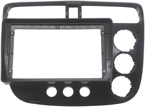 9'' Car Radio Stereo Dash Frame Fascia Bezel Panel Compatible for Honda Civic 2001 02 03 04 05 Mount Kit in Kuwait