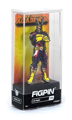 FiGPiN My Hero Academia: All Might - Collectible Pin with Premium Display Case in Saudi Arabia