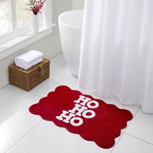 Hallmark - Holiday Bath Rug, Round Christmas Rug, Soft Tufted Pile (Christmas Wreath, 30" Round) in Saudi Arabia