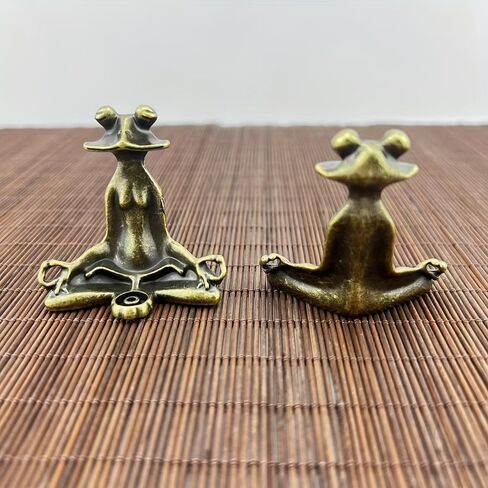 Elegant Metal Frog Incense Holder - Meditation & Yoga Decor, Great for Desk or Altar, Perfect for Christmas, Halloween, Easter, Thanksgiving, St. Patrick's Day, Frog Decor in Saudi Arabia