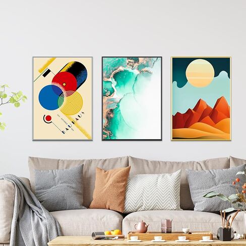 Risgatto A3 Picture Frame, 11.7x16.5 Inch Minimalist Aluminum Frame with HD Acrylic, Thin Metal Poster Frame for Wall Mount, Vertical & Horizontal Display – Black in Kuwait