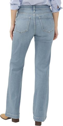 شركة Silver Jeans Co. بنطال جينز Avery عالي الارتفاع للنساء ذو ​​قصة متعرجة in Saudi Arabia