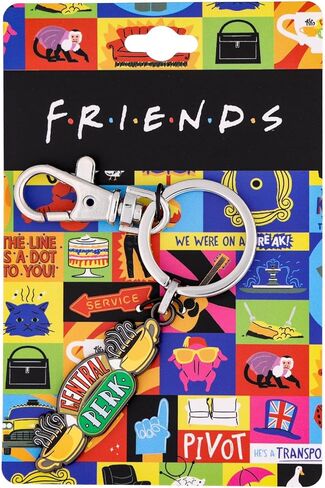 SalesOne Friends Central Perk Logo Enamel Keychain, Keyring Holder in Saudi Arabia