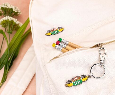 SalesOne Friends Central Perk Logo Enamel Keychain, Keyring Holder in Saudi Arabia