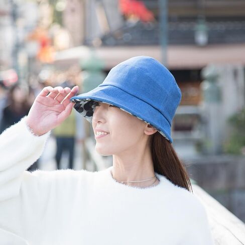 crearekiki Made in Japan Hat Women's UV Protection Okayama Denim Margaret Mom Birthday Present DJB-2mus in Saudi Arabia