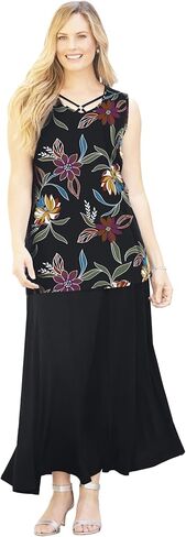 Catherines Women's Plus Size Anywear Seamed Skirt in Saudi Arabia