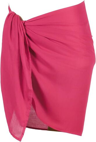 1 World Sarongs Sarong for Men, Solid Color Fringeless Sarong in Half Short Mini Sarong in Saudi Arabia