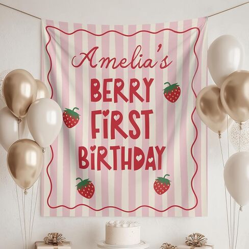 TQ22 Fearfully And Onederfully Made Birthday Banner Girl First Birthday Photo Backdrop Grandmillenial Christian Birthday Tapestry Coquette Bow in Saudi Arabia
