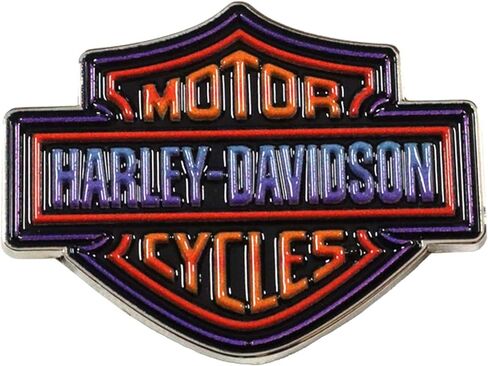 Harley-Davidson 1.5 inch. Electric Bar & Shield Logo Metal Pin, Silver Finish in Saudi Arabia
