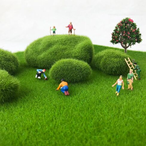 5 Pcs Artificial Moss Rocks for Terrariums, Aquariums, Crafts, Floral Arrangements, Fairy Gardens & Potted Plants in Saudi Arabia