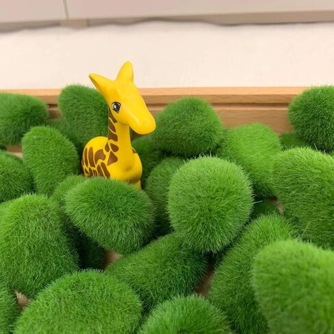 5 Pcs Artificial Moss Rocks for Terrariums, Aquariums, Crafts, Floral Arrangements, Fairy Gardens & Potted Plants in Saudi Arabia