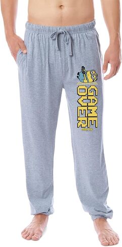 Despicable Me Minions Mens' Game Over Sleep Jogger Pajama Pants for Adults in Saudi Arabia