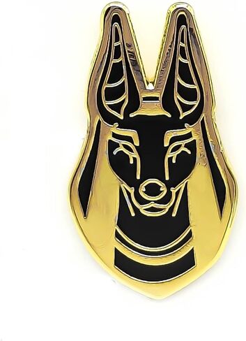 Anubis Hard Enamel Pin - Culture Series - Enamel Lapel Pin - Plated Badge for Clothing, Bags, and Lanyards in Saudi Arabia