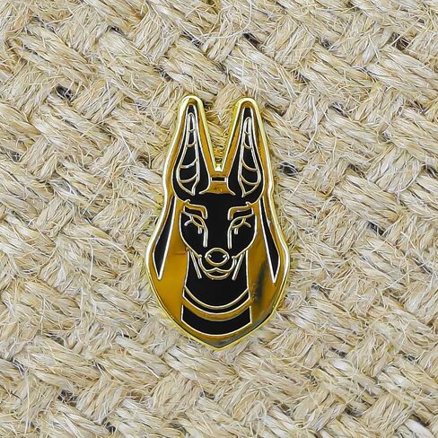 Anubis Hard Enamel Pin - Culture Series - Enamel Lapel Pin - Plated Badge for Clothing, Bags, and Lanyards in Saudi Arabia