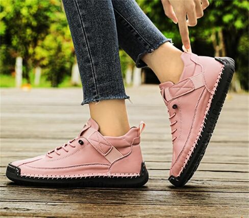 SWZEC Women's Handmade Leather Orthopedic Shoes in Saudi Arabia