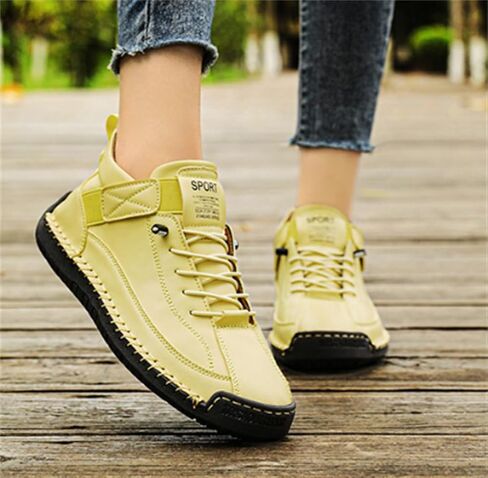 SWZEC Women's Handmade Leather Orthopedic Shoes in Saudi Arabia