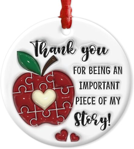 CHOANG Sister Gift Christmas Ceramic Ornament - Sisterhood Present - Appreciation Gifts Show Infinity Love for Soul Sisters - Xmas Tree Hanging Decoration in Saudi Arabia