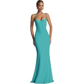 UZN 3D Floral Bridesmaid Dresses Long Sweetheart for Women Spaghetti Straps Formal Evening Party Gowns in Kuwait