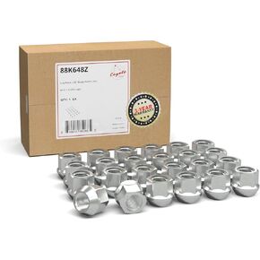 Wheel Accessories Parts 24 Pcs M14x1.5 14x1.5 Thread Open End Bulge Acorn 21mm 0.83" Long Lug Nuts Zinc 7/8" 22mm Hex Fits Chevy Silverado 1500 Tahoe ｜ GMC Sierra 1500 ｜ Ram 1500 in Kuwait