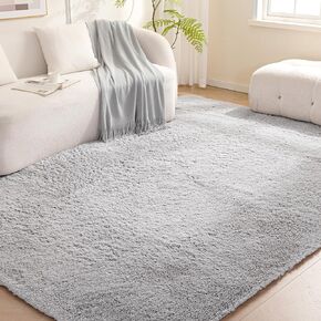 Amazon Basics Fluffy Washable Round Area Rug, Circle Shaggy Carpet for Living Room, Bedroom, Nursery, 4'R, Pink in Saudi Arabia