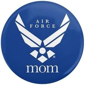 CafePress U.S. Air Force Mom 2.25 Button 2.25" Round Pinback Button in Kuwait
