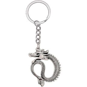 Stainless steel Dragon Keychain for Women Men,Dragon Charm Key Chain Accessories Gifts For Car Key Ring,Backpacks,Hand Bag in Saudi Arabia