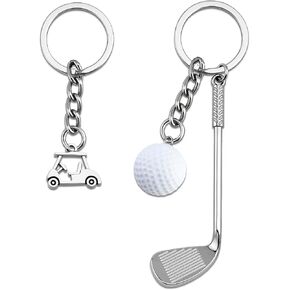 Iweca Golf Accessories For Women golf Cart Keychain Gifts For Golfers Men Funny Golfing Themed Backpack Charms For Birthday in Saudi Arabia