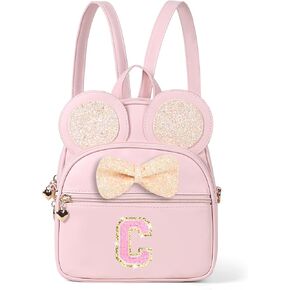 حقيبة ظهر صغيرة من cotmcor للفتيات بعقدة على شكل فيونكة حقيبة ظهر جلدية لطيفة للأطفال الصغار ومحفظة هدايا عيد ميلاد للفتيات الصغيرات in Kuwait