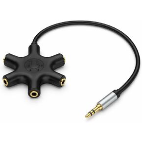 Mizi 2025 ترقية USB C SPLITTER 100W محول الشحن السريع - DUTH USB C سماعة الرأس وشاحن الشاحن لجهاز iPhone 16/15 ، iPad ، MacBook ، Galaxy S24/S23 ، Pixel & More - Audio + Power Adapter - Gray - Gray in Kuwait