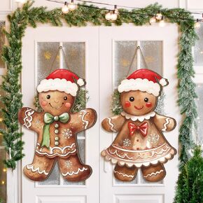 Shellwei 2 Pcs 4th of July Hanging Sign Wooden Patriotic Front Door Decorations Memorial Day Hanging Decorations for Independence Day Home Front Porch Walls Indoor Outdoor Door Hanger in Kuwait