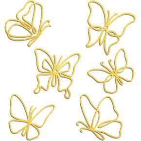 4 Pieces Metal Butterfly Wall Decor Metal Wall Art Heart Hanging Decorations Wire Flowers Decor Wall Decals for Kitchen Bathroom Indoor Outdoor Wedding Birthday Party, 8''x8'' in Kuwait