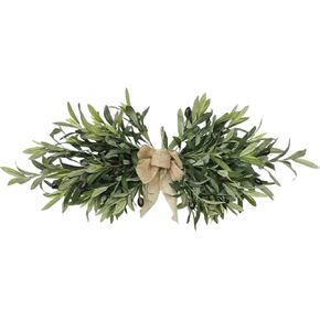 owddddtnxc Greenery Swag، 24 بوصة زهرة زيتون صناعية غنيمة مع أوراق خضراء لحفلات الزفاف وحفلات جدار ديكور المنزل والحديقة الخضراء in Kuwait