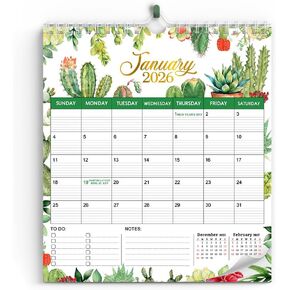 Tropical Floral 2025 Wall Calendar - Jan 2025 - Dec 2025, Dates Notes To-do List Anniversaries & Appointments, Best For Your Home School Or Decor in Saudi Arabia