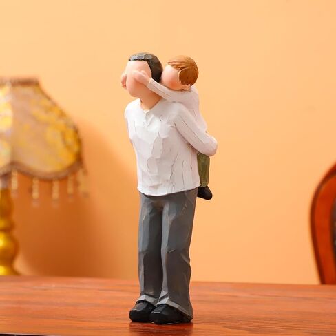 هدايا BUTILIVEEN الجد - هدية عيد ميلاد الجد في عيد الأب، تماثيل من الراتنج للجد والحفيد مقاس 8 بوصة in Kuwait