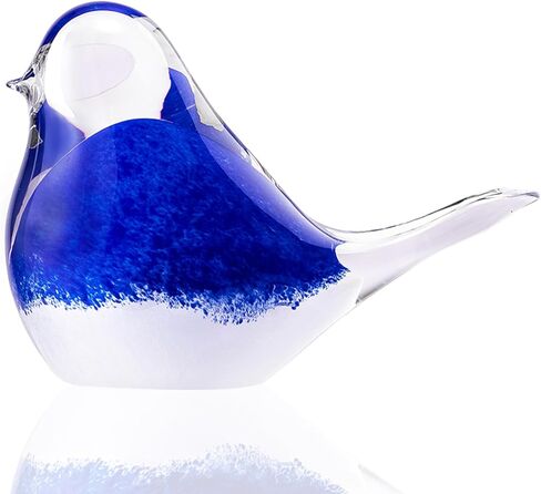 ORRFIDDY Glass Bird Figurines Art Collectible Ornaments Statue Figurines Paperweight Modern Handmade Sculpture Home Decor in Saudi Arabia