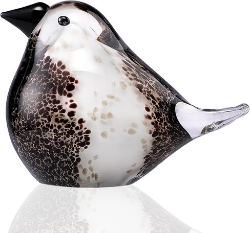 ORRFIDDY Glass Bird Figurines Art Collectible Ornaments Statue Figurines Paperweight Modern Handmade Sculpture Home Decor in Saudi Arabia