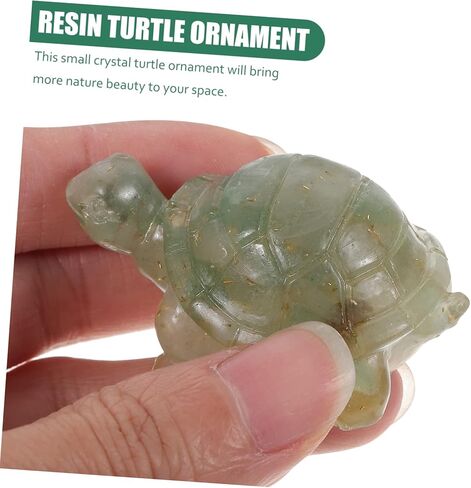 Crystal Turtle Statue Elegant Turtle Figurine for Tabletop Decor Fish Tank Decoration and Home Ornament Crystal Figure for Collectors and Nature Lovers in Saudi Arabia