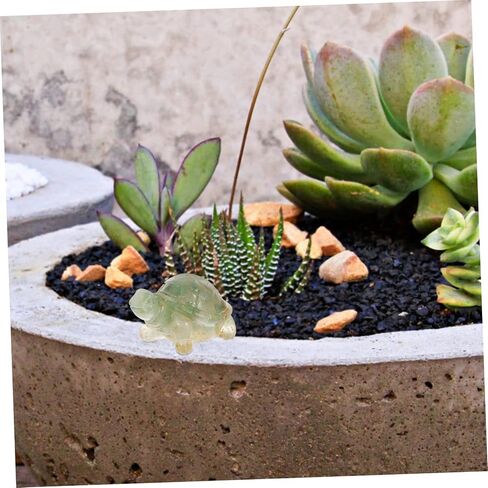 Crystal Turtle Statue Elegant Turtle Figurine for Tabletop Decor Fish Tank Decoration and Home Ornament Crystal Figure for Collectors and Nature Lovers in Saudi Arabia