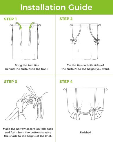 WEEKA CLSNE Blue Eucalyptus Leaves Tie Up Curtains for Kitchen Living Room, Spring Farmhouse Thermal Insulated Adjustable Tie Up Shade Rod Pocket Panel for Small Window, Botanical Leaf 34" W x 45" L in Saudi Arabia