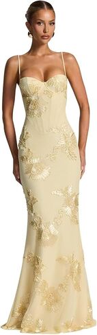 UZN 3D Floral Bridesmaid Dresses Long Sweetheart for Women Spaghetti Straps Formal Evening Party Gowns in Saudi Arabia