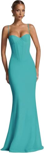 UZN 3D Floral Bridesmaid Dresses Long Sweetheart for Women Spaghetti Straps Formal Evening Party Gowns in Kuwait