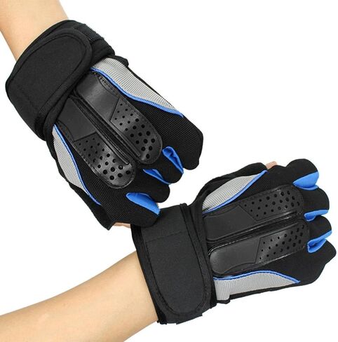 1 Pair Medium Size Fitness Gloves, Sports Half Finger Gloves, Suitable for Weightlifting, Iron Rolling, Gym Equipment Training, Suitable for Both Men and Women in Saudi Arabia